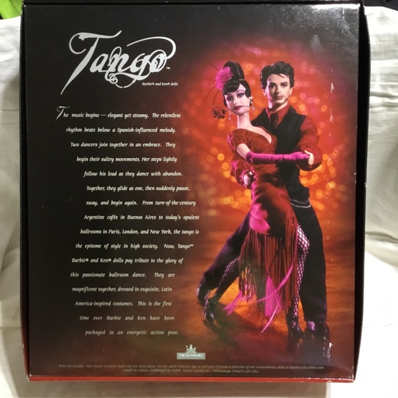 COPY - Barbie&Ken Tango, NWT, limited collectible edition, #55314, dolls 11x10x… - Picture 2 of 3
